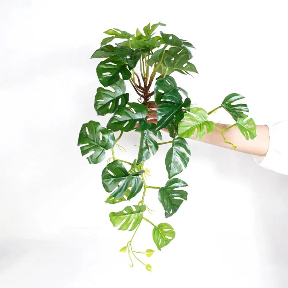 1 PCS Artificial Turtle Leaves Simple Simulation Green Plant Creative Fake Tropical Tree Bonsai For Home