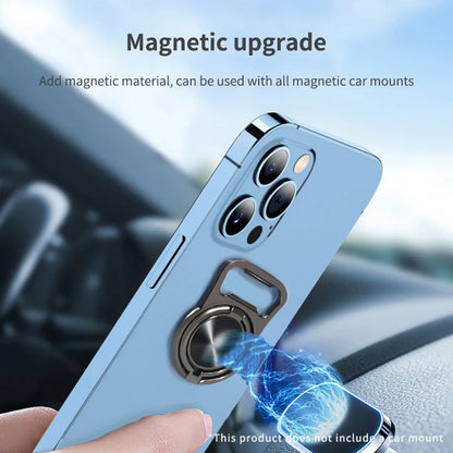 2022 New Smartphone Finger Ring Magnetic Support Metal Mobile Holder 360 Degree Phone Grip Stand For Iphone Ipad Tablet Mount