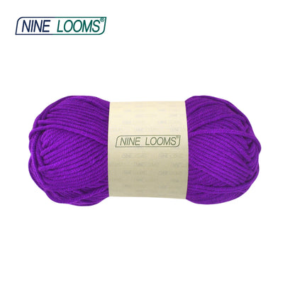 NINE LOOMS Acrylic Crochet Yarn 50g Soft 5-Strand Thread Doll Fabric Baby Blanket Sweater Scarf Hand Knitting Needlework Craft