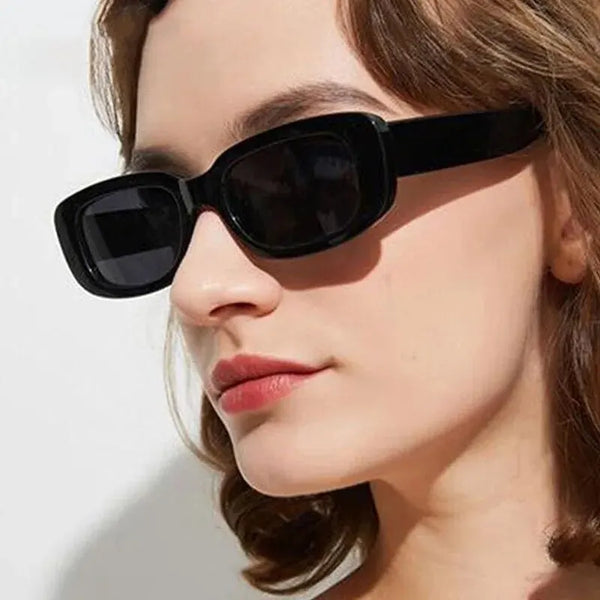 Small Frame Cat Eye Sunglasses Super Cool Tide Concave Shape Street Shooting Personality Sunglasses Female All-match Fashion