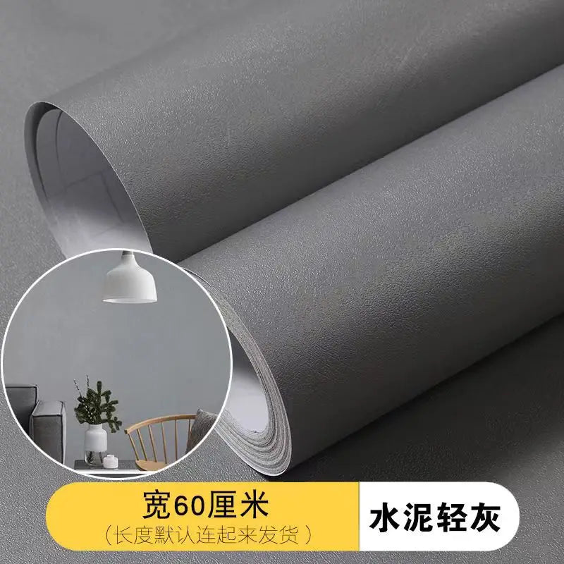 Cement Pattern Peel and Stick Wallpaper Waterproof Oil-proof Self Adhesive Vinyl Stickers Gabinete Dormitorio Gray Wall Paper