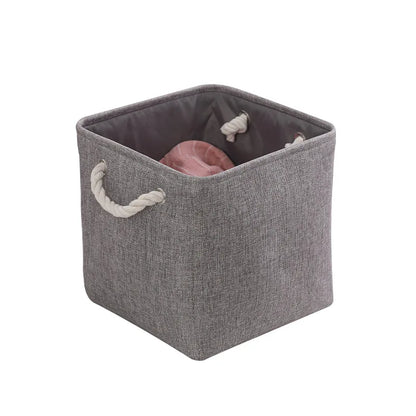 Stylish Cloth Storage Basket with Handle Perfect for Organization and Dust Protection Kitchen Organizer