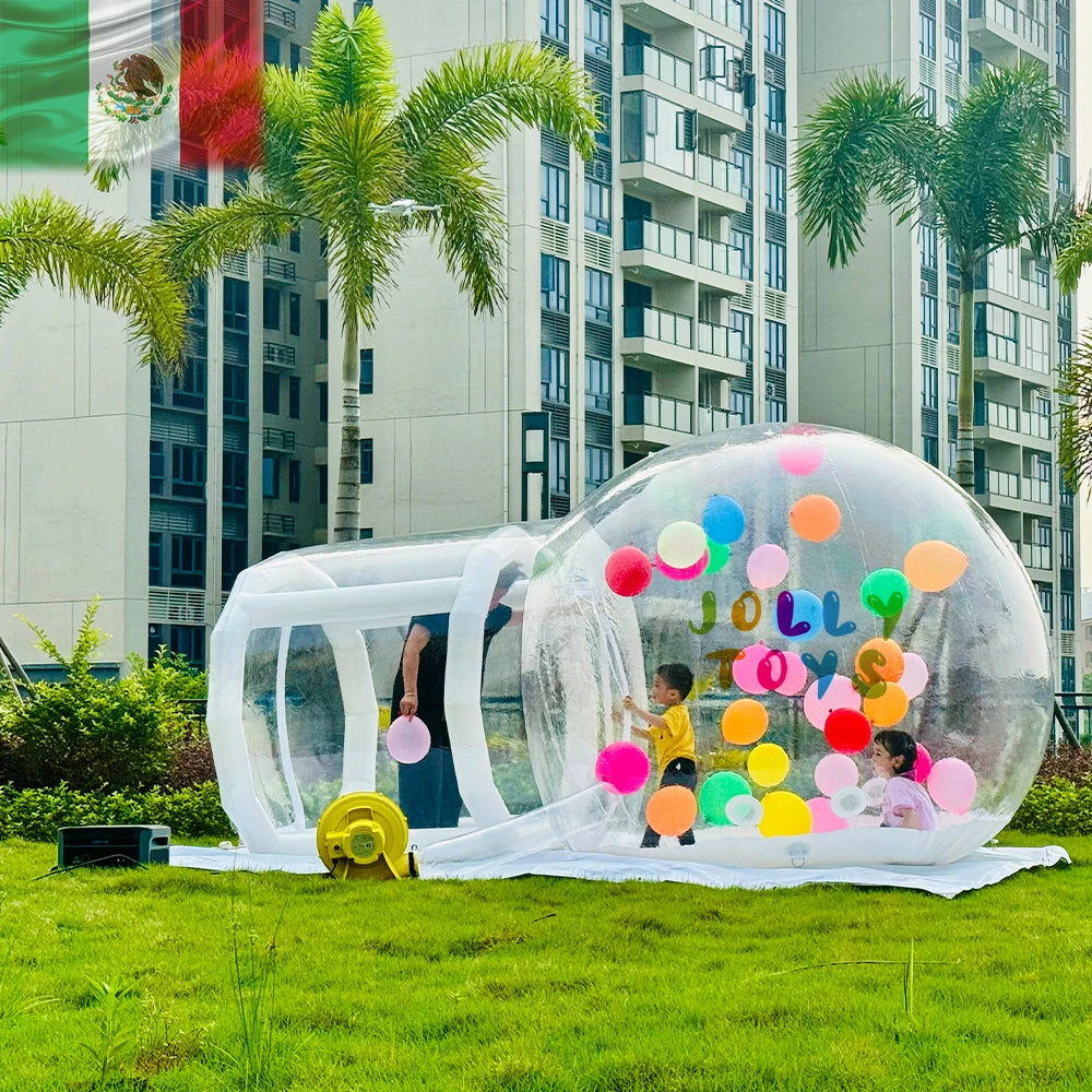 JOLLY TOYS Inflatable Bubble House, PVC material, Mexico overseas warehouse, free delivery only to Mexico