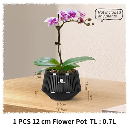 Meshpot Orchid Pots with Holes Flower Pot for Repotting Plastic Planter Indoor-Outdoor Plants Home Decorative air Plant Pot