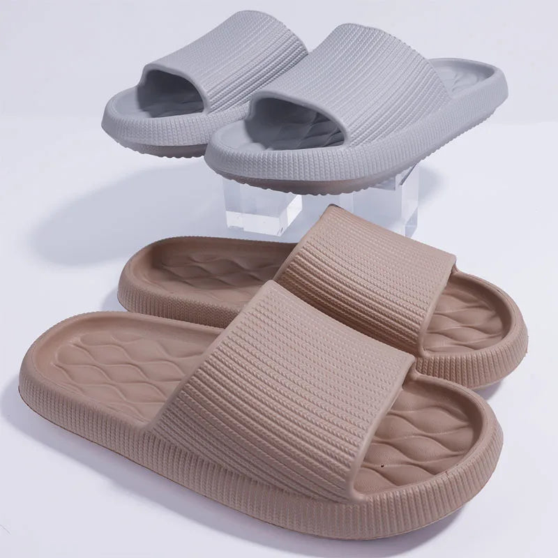 Thick Platform Eva Cloud Slipper Women 2024 Summer Lightweight Woman Beach Slippers Non Slip Bathroom Home Slipper Outdoor Slide