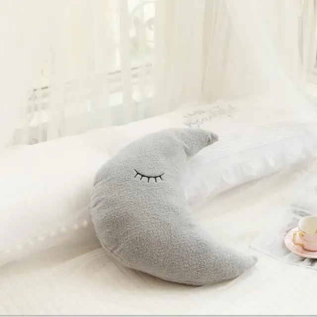 New Stuffed Cloud Moon Star Raindrop Plush Pillow Soft Cushion Toys For Children Baby Kids Girl Christmas Gift Room Car Decor