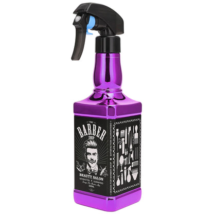 Hairdressing Spray Bottle Salon Barber Hair Tools Water Sprayer Retro Whiskey Oil Head Watering Can Styling Tools