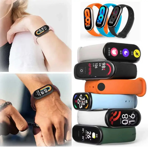 Strap For Mi band 8 xiaomi 8 NFC Bracelet Sport Belt Silicone Replacement Smartwatch Bracelet Watchband Xiaomi Mi Band 8 Strap