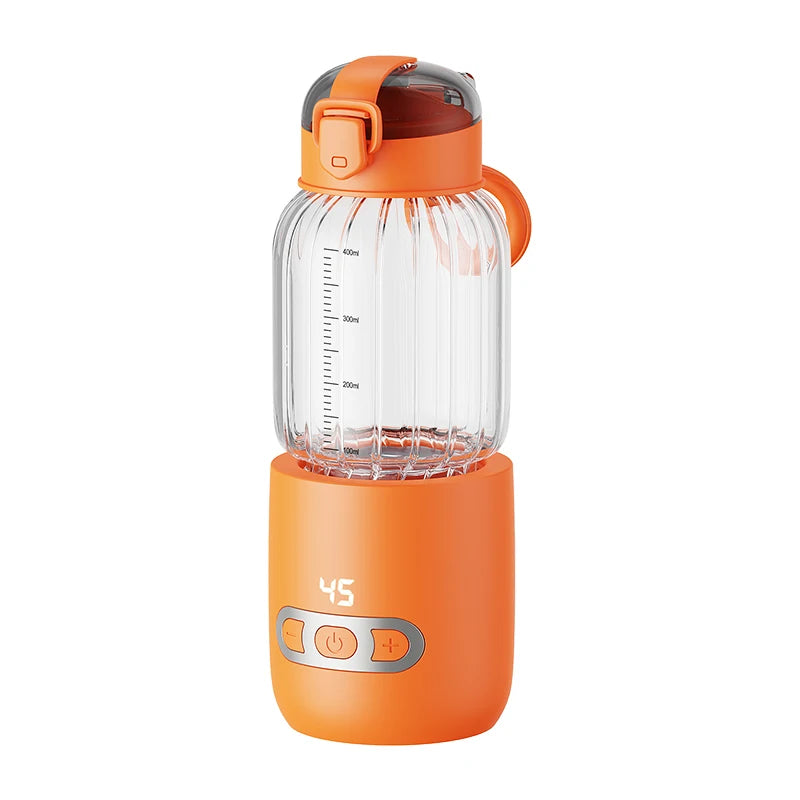 Portable Baby Bottle Warmer 400ML 15000mAh Formula Milk Fast Heating & USB Charging Camping Travel Electric Baby Bottle Heater