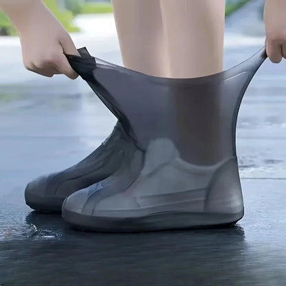 Reusable Non-slip Rain Boots Waterproof Shoes Covers Rubber Rain Boot Covers for Outdoor Use Gear Household Merchandises Home