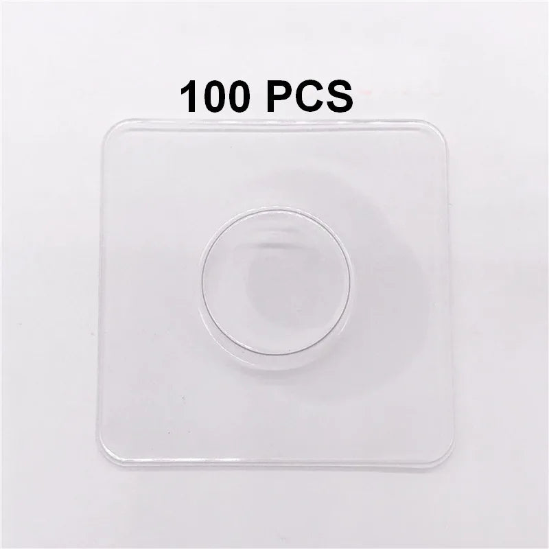 10/500pcs wholesale plastic clear lash tray mink lashes holder eyelash trays for eyelash packaging box package case bulk vendors