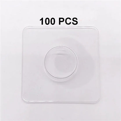 10/500pcs wholesale plastic clear lash tray mink lashes holder eyelash trays for eyelash packaging box package case bulk vendors