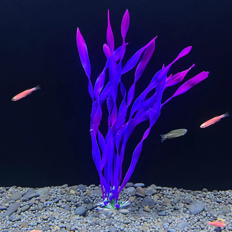 7.08 inch Fish Tank Simulation Plant Aquarium Artificial Decor Plants Ornament Water Grass Fish Bowl Plastic Decoration 18cm