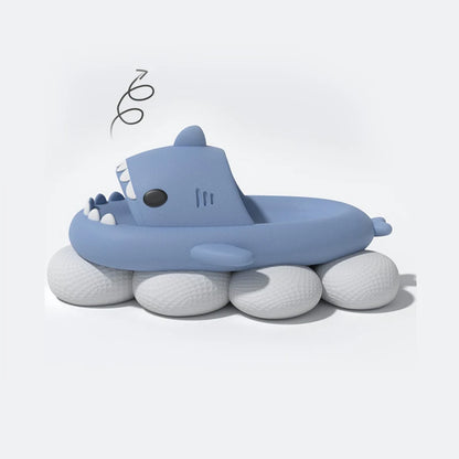 ChildrenSlippers Soft Sole Cartoon Shark Slipper Women Man Indoor Outdoor EVA Non-slip Slippers for Children's Shoes Sandals