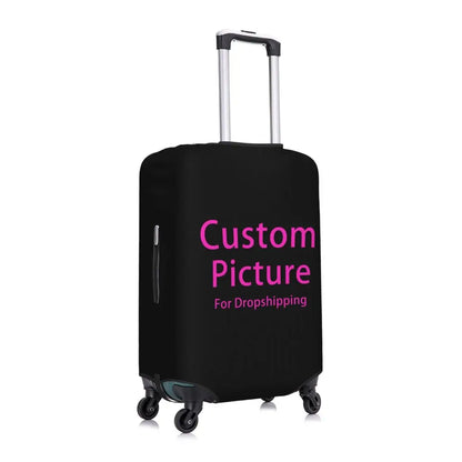 Custom Personalized Custom Photo Logo Luggage Cover Cute Customized DIY Print Suitcase Protector Covers Suit For 18-32 inch