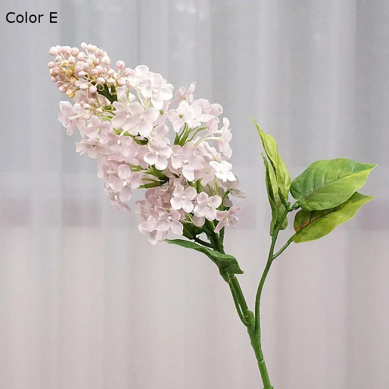 NEW Lilac branch silk artificial flowers home decor flores artificiales white room decoration teenager deco mariage wedding