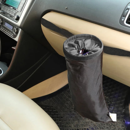 Car Seat Back Trash Holder Hang Litter Bag Garbage Storage Rubbish Container Oxford Cloth Car Waste Bins Cleaning Tools 1/2pcs