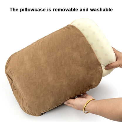 Soft Slow Rebound Memory Foam Pillow Outdoor Camping Travel Cervical Pillow Portable NoonBreak Neck Comfortable Sleeping Pillow