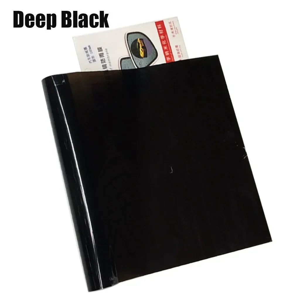 50*500cm Gloss Transparent Light Black Smoke Film Headlight Taillight Wrap Cover Film Foil Sticker Cover Armored Film for Cars