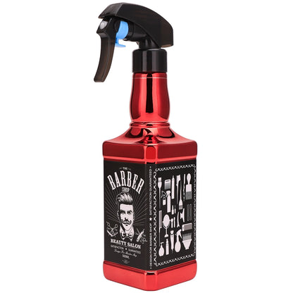 Hairdressing Spray Bottle Salon Barber Hair Tools Water Sprayer Retro Whiskey Oil Head Watering Can Styling Tools