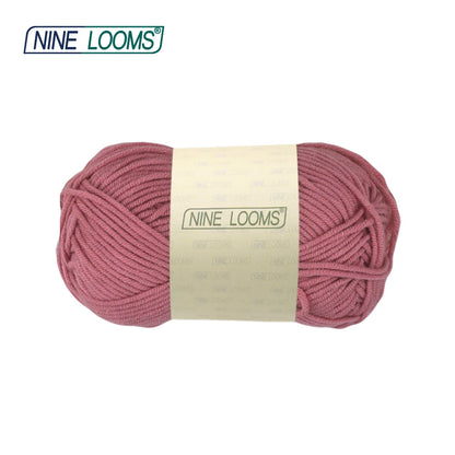 NINE LOOMS Acrylic Crochet Yarn 50g Soft 5-Strand Thread Doll Fabric Baby Blanket Sweater Scarf Hand Knitting Needlework Craft