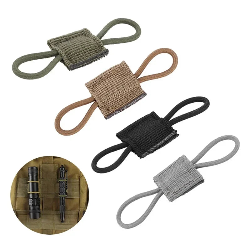 PPT Antenna Binding Buckle Outdoor Tactical Molle System Backpack Vest Accessories Elastic Strap Attachment Tactical Buckle