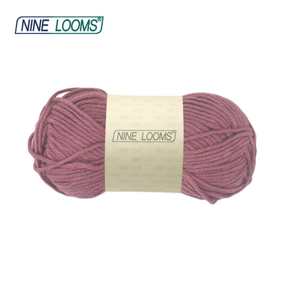 NINE LOOMS Acrylic Crochet Yarn 50g Soft 5-Strand Thread Doll Fabric Baby Blanket Sweater Scarf Hand Knitting Needlework Craft