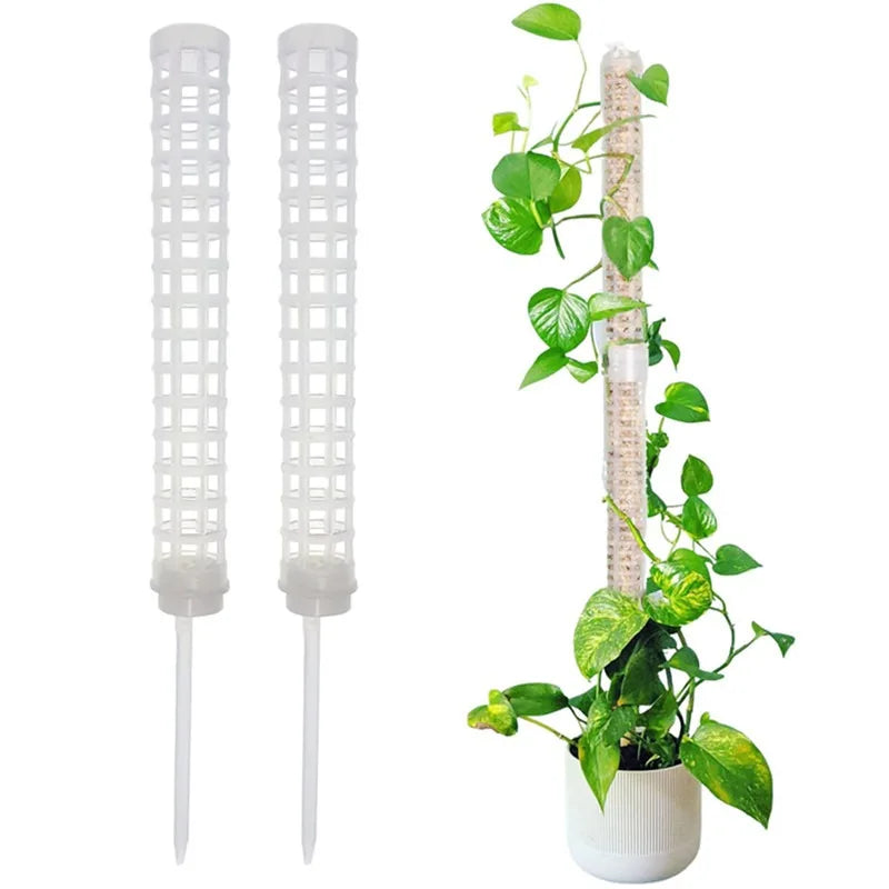 Plant Climbing Frame Plant Trellis Supporting Stick Plastic Moss Pole Indoor Plant Pot stand Green Dill Vine Garden Accessories