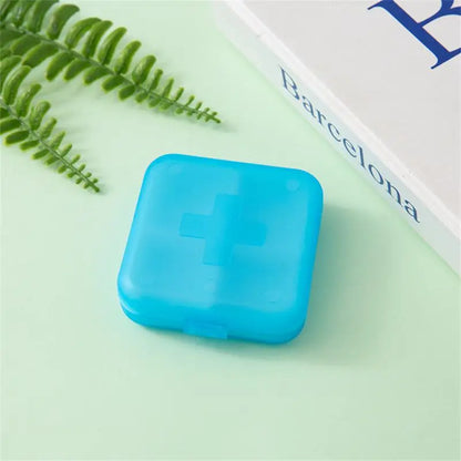 Mini Organizer Case 4 Grids Pill Box Tablet Pill Case Travel Drug Dispenser Storage Container Medicine Boxes Dispensing Medical