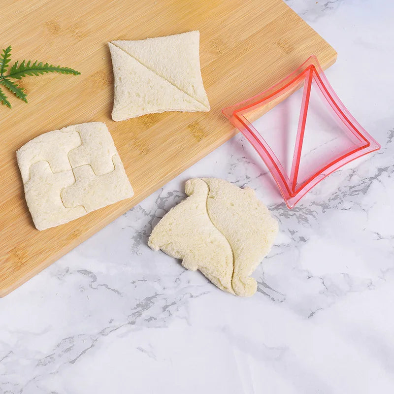 Teddy Bear Sandwich Mold Toast Bread Making Knife Mold Cute Baking Pastry Tool Children's Fun Food Kitchen Accessories