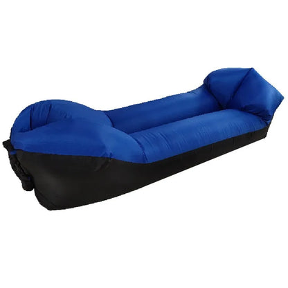 outdoor portable Lazy Inflatable Sofa Outdoor Portable Beach Air Sofa Folding Camping Inflatable Sofa Bed Sleeping Bag Single Pe