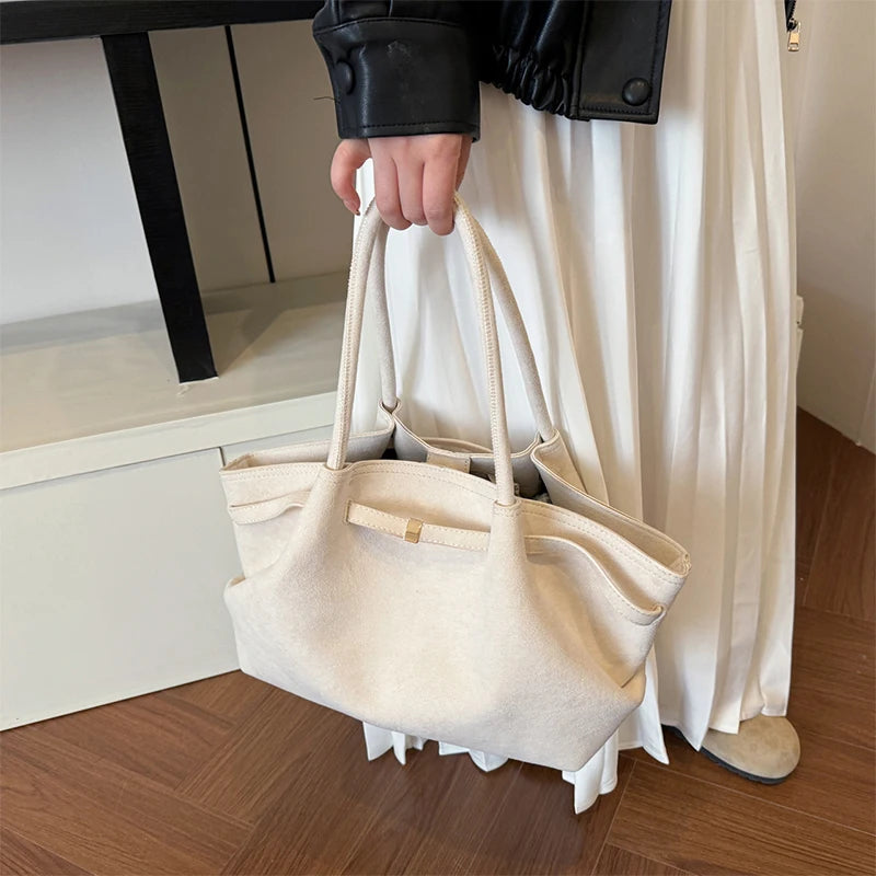 Fashion Women's Niche Handbag Trapezoid Bags Large Capacity Shoulder Bag Wedding Tote Commuter Underarm Design Handbags 2025