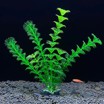 7.08 inch Fish Tank Simulation Plant Aquarium Artificial Decor Plants Ornament Water Grass Fish Bowl Plastic Decoration 18cm