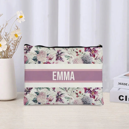 Custom Cosmetic Bag Trendy Women Handbag Luxury Wedding Bridesmaid Gift Name Purse Brand Side Bag for Ladies Travel Toilet Pouch