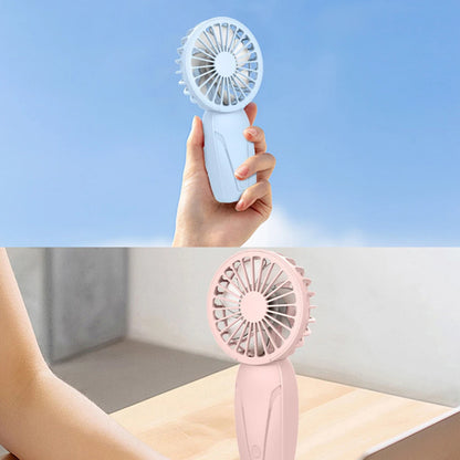 Noise Free Rechargeable Mini Fan For Silent Cooling Experience Lightweight Portable Mini Pocket Fan pink