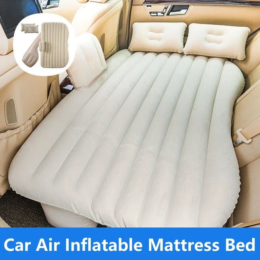 1 Set Universal Car Air Inflatable Travel Mattress Bed Universal for Back Seat Multi Functional Sofa Pillow Outdoor Camping Mat