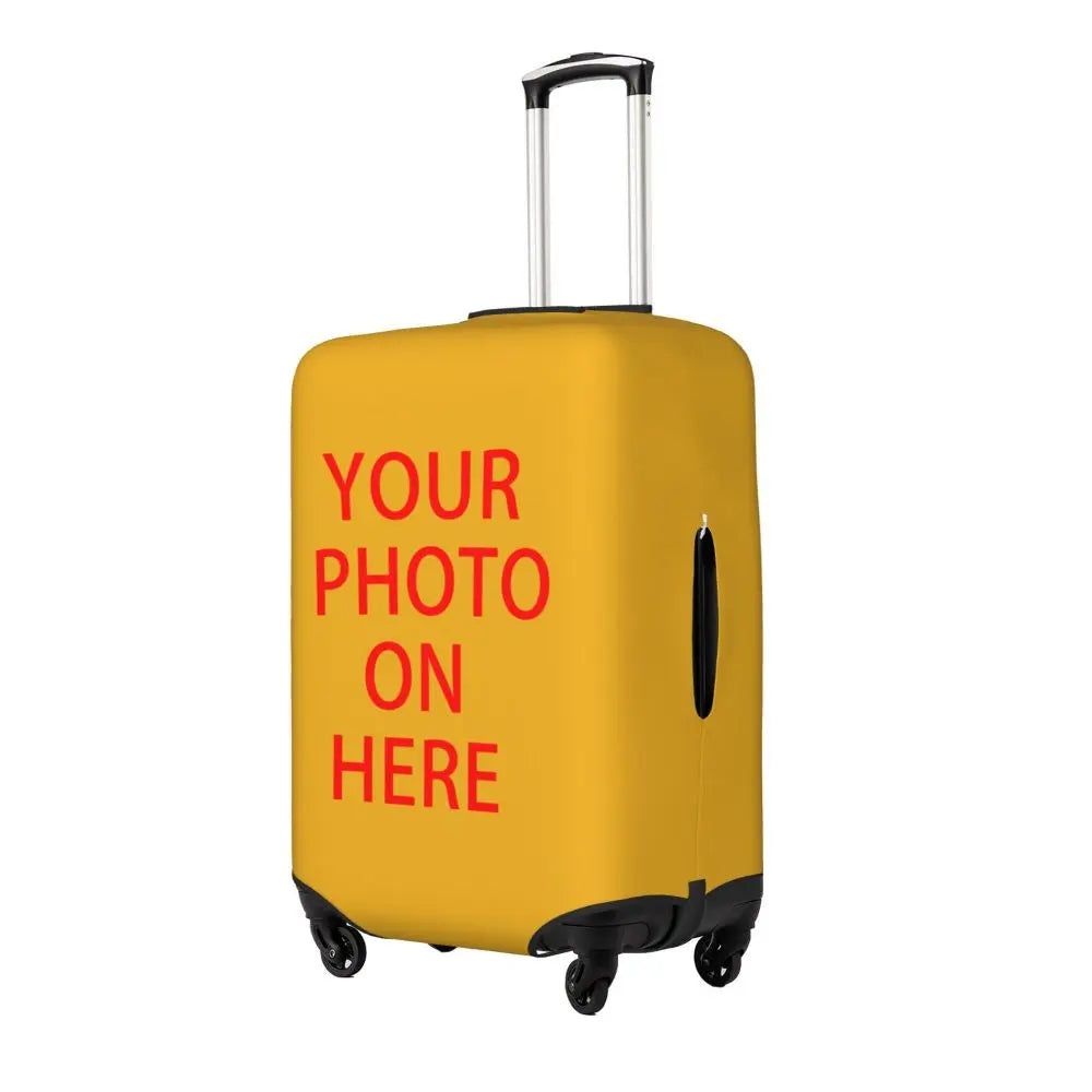 Custom Personalized Custom Photo Logo Luggage Cover Cute Customized DIY Print Suitcase Protector Covers Suit For 18-32 inch