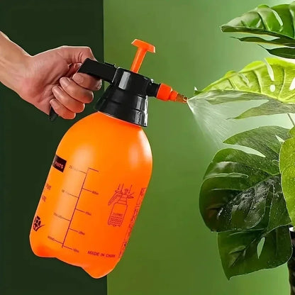 1 Set Hand Press Water Sprayer, 2L Garden Watering Can with Adjustable Nozzle, Air Pump for Plants & Flowers