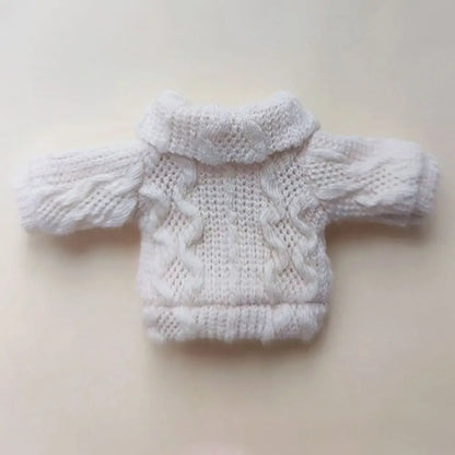 1/11 1/12 OB11 Doll Sweater Mini Knitted Sweater Kids DIY Handmade Top Casual Dress Multicolored Dressing Clothes Doll Accessory