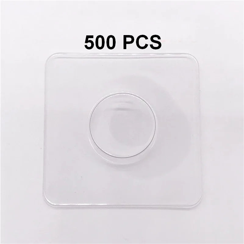 10/500pcs wholesale plastic clear lash tray mink lashes holder eyelash trays for eyelash packaging box package case bulk vendors