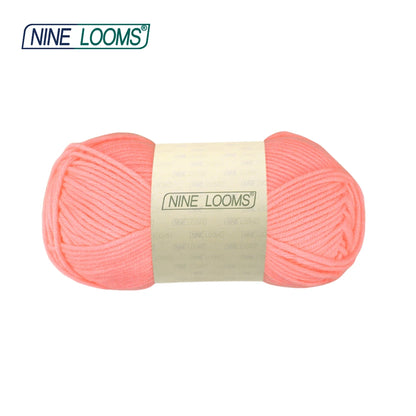 NINE LOOMS Acrylic Crochet Yarn 50g Soft 5-Strand Thread Doll Fabric Baby Blanket Sweater Scarf Hand Knitting Needlework Craft