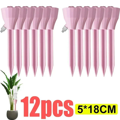 Adjustable Drip Irrigation System Automatic Self Watering Spikes Indoor Outdoors Potted Plants Irrigation System Garden Supplies