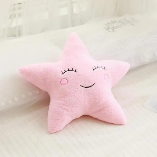 New Stuffed Cloud Moon Star Raindrop Plush Pillow Soft Cushion Toys For Children Baby Kids Girl Christmas Gift Room Car Decor