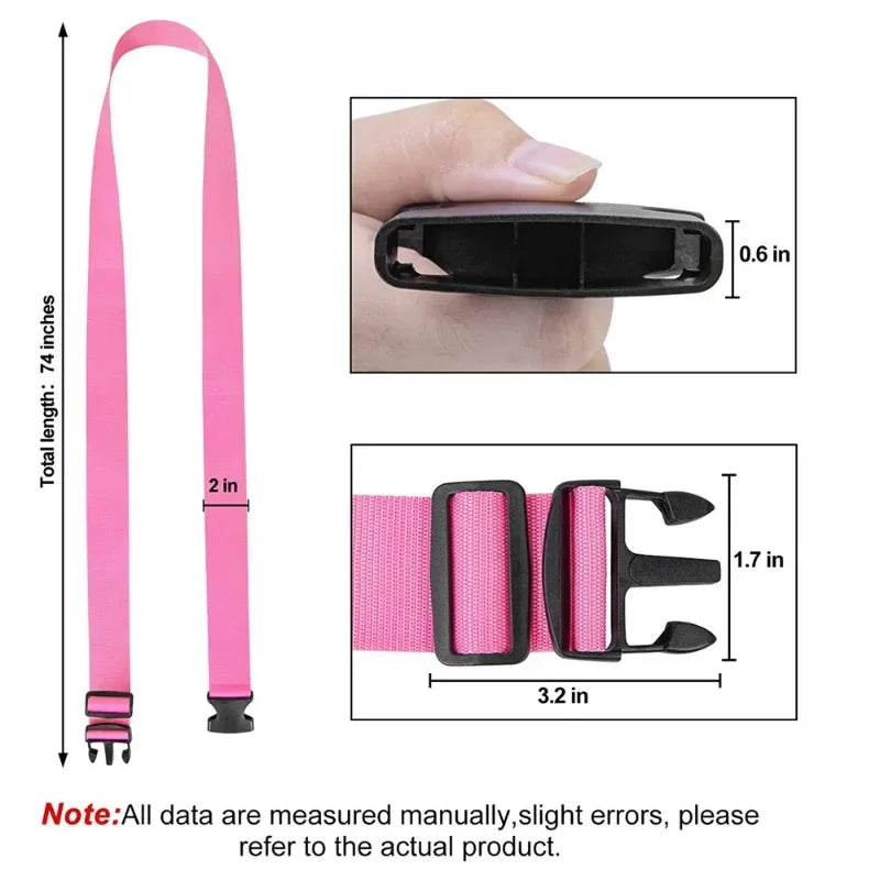 1pc Luggage Strap Adjustable Suitcase Tie Strapping Tape Luggage Fixing Strap for Travel Accessories