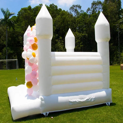 3M/4M White/Black Inflatable Castle Bounce House Jumping bed Trampoline Birthday party Wedding Event Rental Kids toy