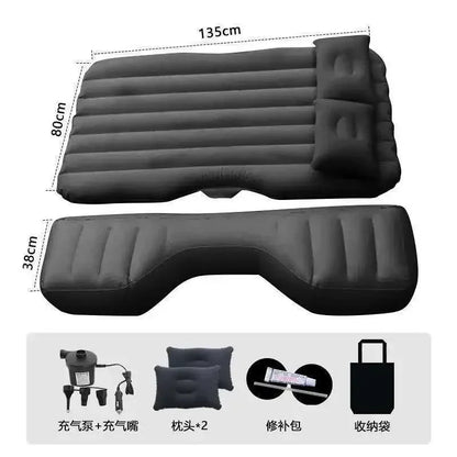 1 Set Universal Car Air Inflatable Travel Mattress Bed Universal for Back Seat Multi Functional Sofa Pillow Outdoor Camping Mat