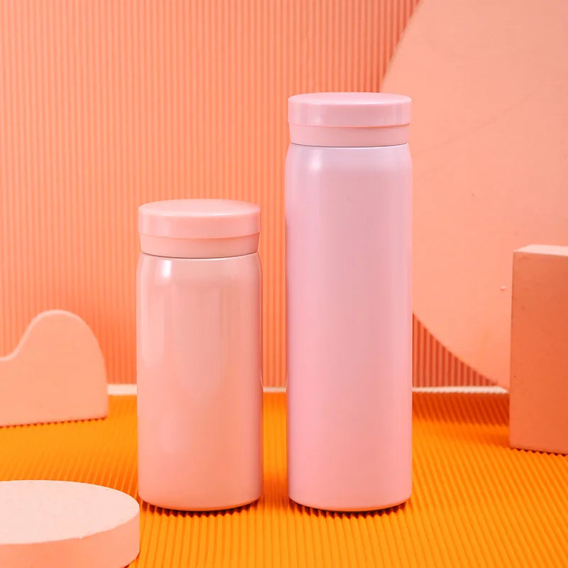 Mini Cute Vacuum Flask Coffee Tea Milk Thermos Stainless Steel Travel Drink Water Bottle Ultra-compact Insulated Thermos Cups