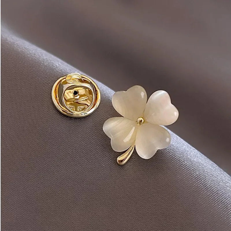 Fashion Brooch Set Flower Bow Brooches for Women Metal Anti-glare Lapel Pin Fixed Clothes Pins Sweater Coat Clothing Accessories