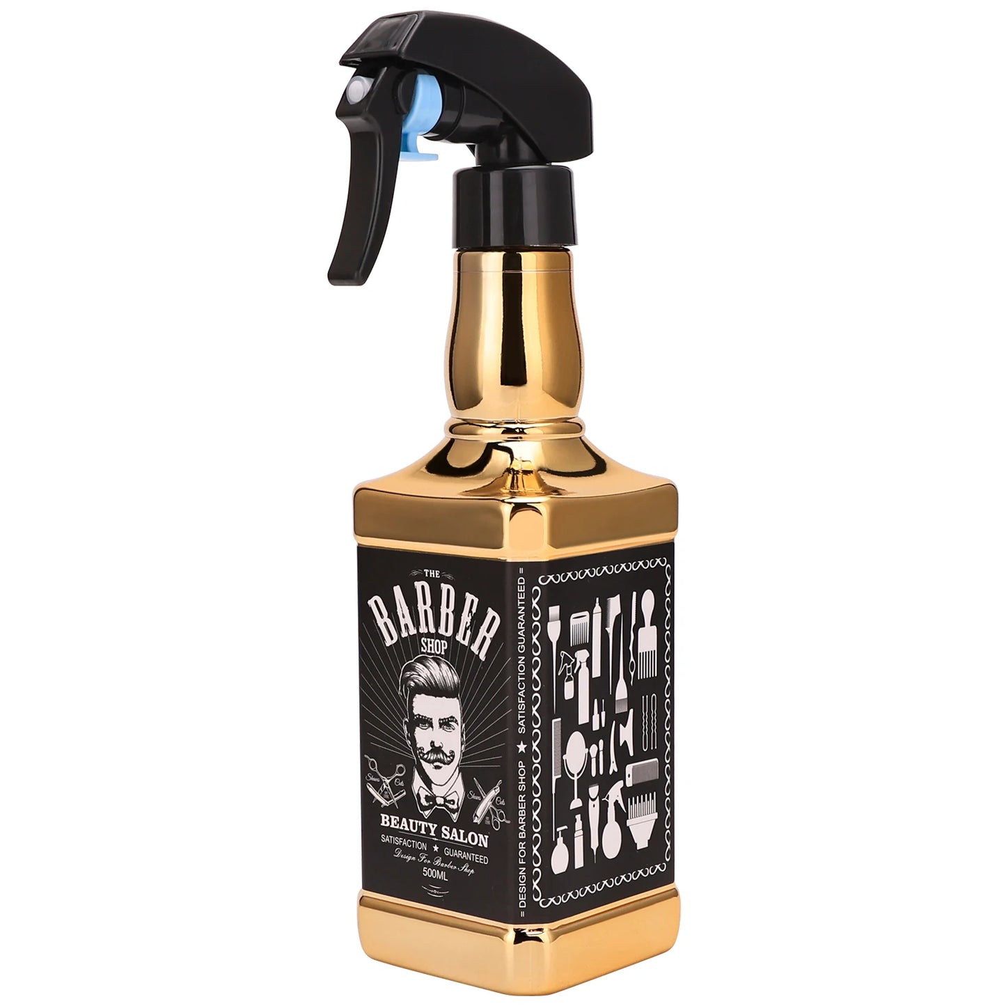 Hairdressing Spray Bottle Salon Barber Hair Tools Water Sprayer Retro Whiskey Oil Head Watering Can Styling Tools