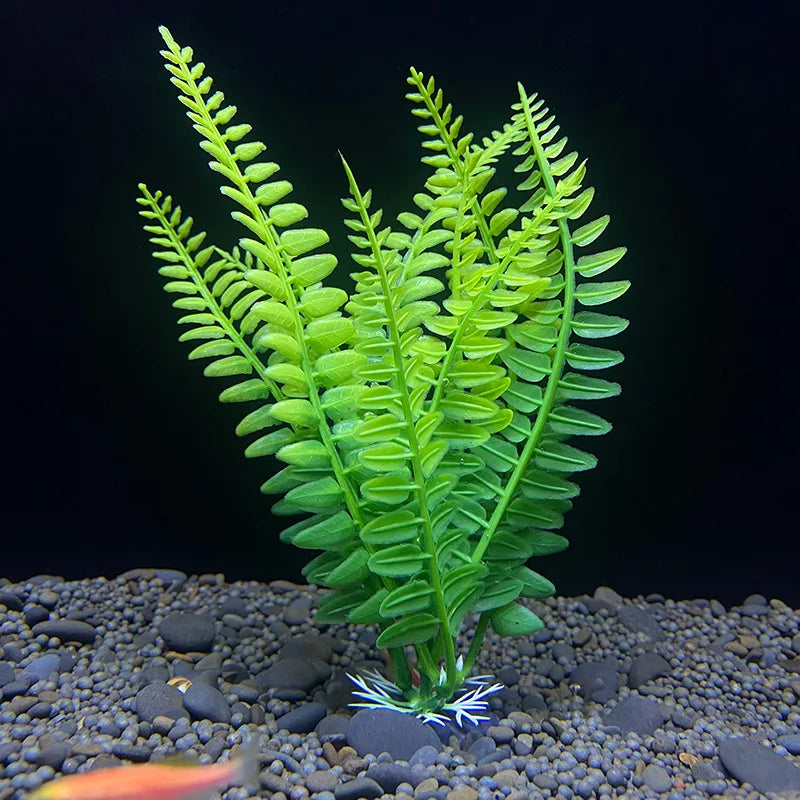 7.08 inch Fish Tank Simulation Plant Aquarium Artificial Decor Plants Ornament Water Grass Fish Bowl Plastic Decoration 18cm